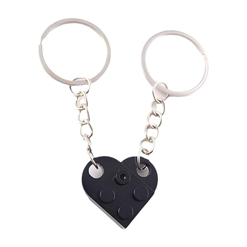 PLABBDPL Schlüsselanhänger Bausteine mit Bricks, Taschenanhänger aus Kunststoff für Jungen und Mädchen - Tasche Anhänger Schmuck
