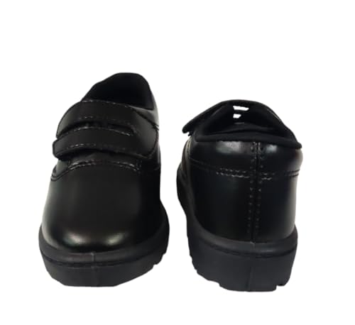 Image of Coolz Unisex Kids Black Formal School Uniform Shoes Deluxe Vel