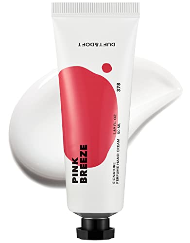 Duft & Doft Pink Breeze Signature Perfume Hand Cream (50g) – Hypoallergenic & Non-Greasy, Long-Lasting Rose & Musk Scent, Fast-Absorbing for Sensitive Skin