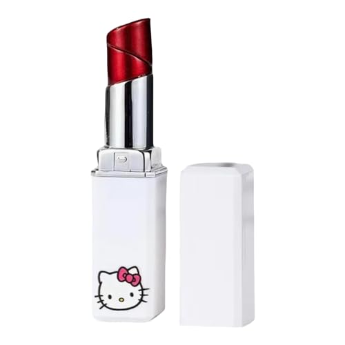 NIVEK Lipstick Lighter Kitty KT Cat Kawaii Cute Kuromi Melody Bunny Rabbit Collectable (Kitty)