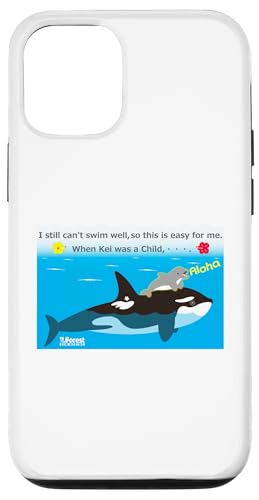 Ren-World 87 Hawaii Aloha Mar Animales Océanos Orca Buenos Amigos Hibisco Ala Estrella Infancia Carcasa para iPhone 12/12 Pro