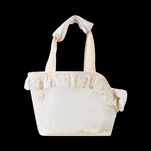Mini bolsa de transporte para perro con encaje: accesorio de paseo exclusivo 2