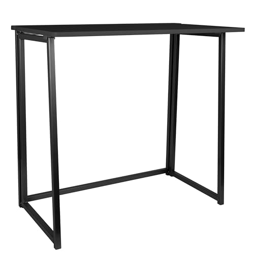 Bureau pliable gain de place Organize It All table console métal - 6