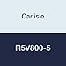 Carlisle R5V800-5 Rubber Wedge-Band Wrapped-Molded Banded Belts, 86.1" Length, 5/8" Width, 7/8" Thickness, 5 lb.