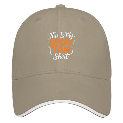 This is My Spray Tanning Running Hats for Women Breathable Caps