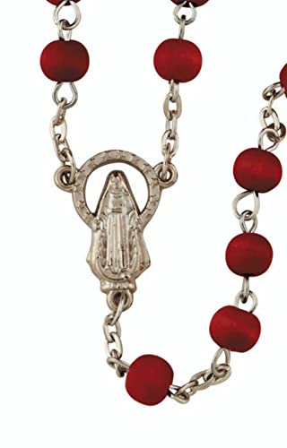 7mm Rose Scented Wood Rosary