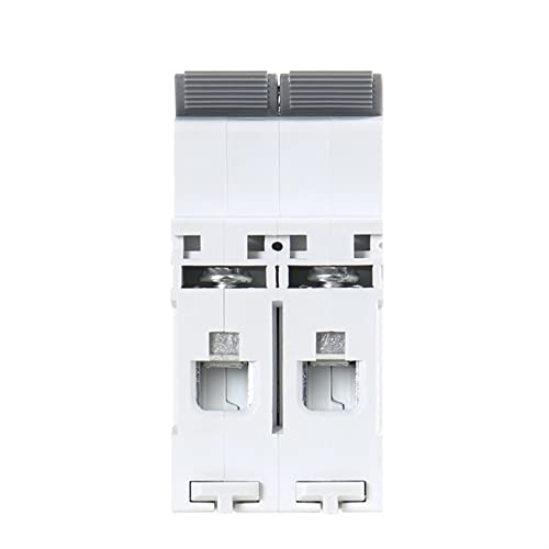 Disyuntor DC 6KA interruptor magnetotérmico bipolar de carril DIN 500V 5