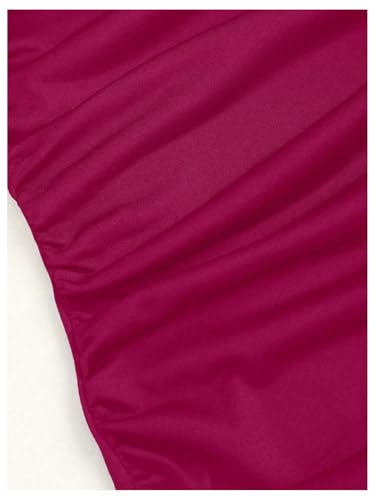 Image of GORGLITTER Women's Halter Formal Cocktail Beach Wedding Guest Maxi Dresses | Cinched Waisted Dress, Cowl Neck Dress, Birthday Club Dresses, Date Night Going Out Dress for Women