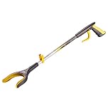 Helping Hand Company Handi-Grip PRO Reacher Grabber 32” / 84 cm. Long Handled Grabbing Aid Stick for Elderly, Disabled, or Anyone Struggling When Bending and Reaching. Rotating Head Grabber Tool