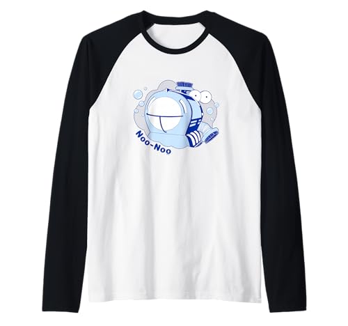 Teletubbies NOO-NOO Naughty Vacuum Vintage Raglan Baseball Tee