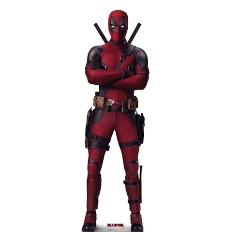 Catálogo para Comprar On-line Recortes de cartón más recomendados. 42 Cartón People Deadpool Tamaño Natural con Recorte de cartón – Deadpool (película)