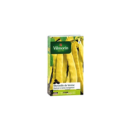 Vilmorin 1120553 Pack de Graines Haricot Merveille de Venise Mangetout Beurre