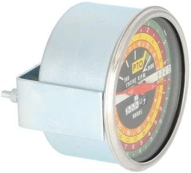All States Tachometer Gauge - Black Face - IH Logo fits International 706 756 806 826 1206 1256 1456 2706 2756 2806 2856 21206 766 103152A1 388588R91 388589R91 398095R91 66748C1 103151A1