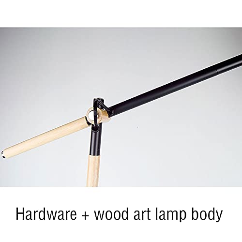 Lámpara de poste alta con brazo ajustable para iluminación precisa y cálida 4
