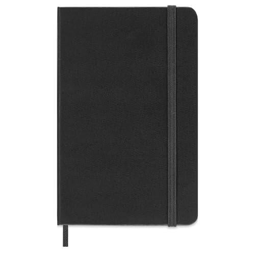 Moleskine Cuaderno para Bocetos y Dibujos, Álbum de Dibujo A3, Tapa Dura, Papel Adecuado para Acuarelas, Temple y Carboncillo, Tamaño de Bolsillo 9 x 14 cm, Negro, 80 Páginas
