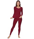 WiWi Ropa interior de viscosa suave de bambú para mujer, S