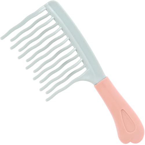 Peine de dientes anchos para rizos color verde miniatura 1