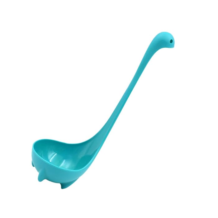 Alushen Soup Spoon with Long Handle: Ergonomically Designed for Easy Access, Comfort, and Precision When Serving Soups, Stews, and Hot Beverages