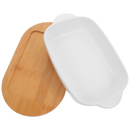 Récipient rectangulaire céramique pour cuisson au four et service de table - 2