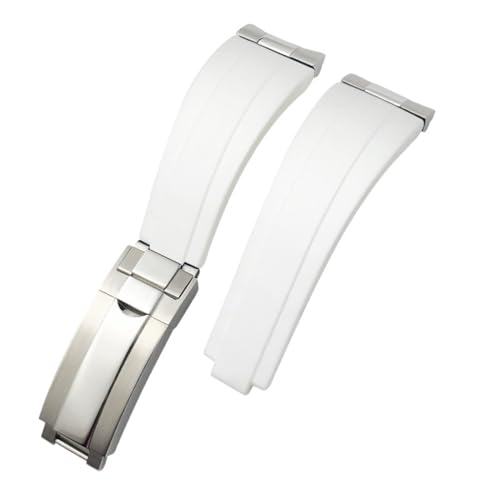 Correas de Reloj de Metal Extremo Curvo 21mm para Reparar Datejust 41mm