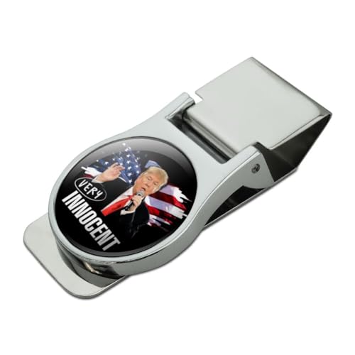 GRAPHICS & MORE Trump Very Innocent Satin Chrome Plated Metal Money Clip
