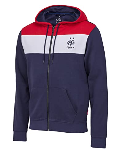Equipe de France de Football Sweat Capuche zippé FFF - Collection Officielle Taille XL