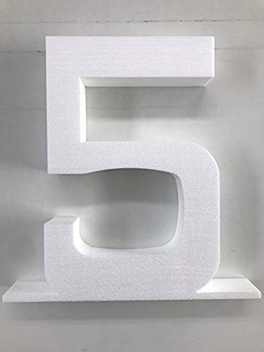 Lettres et chiffres en polystyrène (h 50 cm) (5)