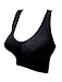Produktbild Damen Sport BH | Farbe schwarz | Comfort BH Größe M | Frauen Bustier ohne Bügel | Yoga Top Nahtlos | Freizeit, Sport, Yoga und Fitness BH Medium | Sporttop | Wohlfühl Soft Bra | Fitnesswäsche