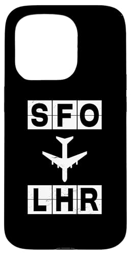 SFO����LHR�ւ̔�s�@���[�g�T���t�����V�X�R�����h�� �X�}�z�P�[�X iPhone 15 Pro �p