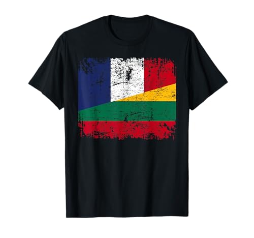 LITUANIE FRANCE DRAPEAU DE L'AMITIÉ | LITUANIE T-Shirt