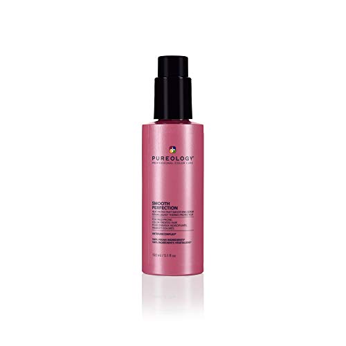 Pureology Smooth Perfection Smoothing Serum | For Normal to Thick, Frizzy Hair | Smooths Hair & Protects Against Heat Damage | Sulfate Free | Vegan | Updated Packaging | 5 Fl. Oz. |