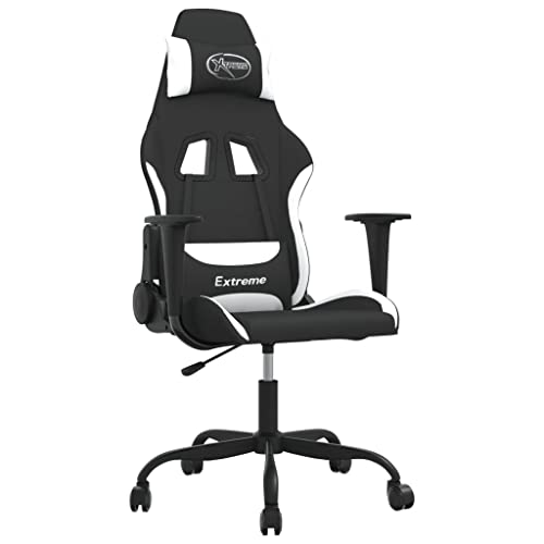 Sillas Gamer Blancas y Negras Marca vidaXL