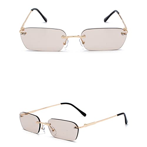 Lunettes de soleil carrées petite taille esthétique minimaliste élégance estivale