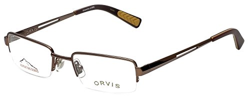 Orvis Designer Eyeglasses Streamline in Light-Brown 47mm DEMO LENS