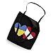Ukraine Austria Heart Flag Ukrainian Austrian Heritage Tote Bag