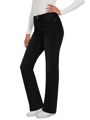 KDF Fleece Lined Jeans Women High Waisted Wide Leg Baggy Jeans for Women Winter Lined Jean Pants - Image 6