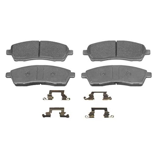 Wagner Brake ThermoQuiet MX757 Semi-Metallic Disc Brake Pad Set