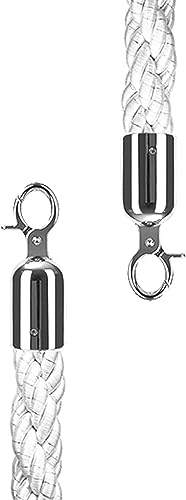 Cuerda de barrera de estacionamiento de alta visibilidad, paquete de 2 cables de soporte de 150 cm para conos de carretera y colores brillantes (azul, rojo, verde, amarillo, negro), ideal para control