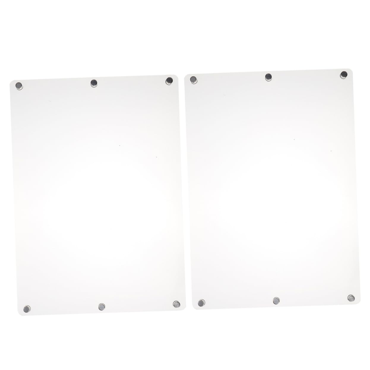 2stücke Magnetische Abwischbare To-do-listen Und Planer-boards Transparente Erasable Planungsboards Für Kühlschrank Und Büros Für Effizientes Zeitmanagement Und Organisation