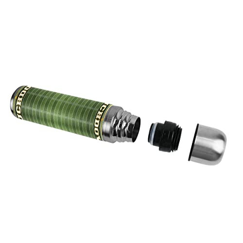 Botella de agua de acero inoxidable de campo de fútbol con aislamiento al vacío Termo de 500 ml de viaje deportivo té… - Imagen 5