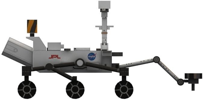 NZPOST 1:20 Scale US Mars Rover Curiosity DIY Handcraft Paper Model KIT(Unassembled Kit), As pic