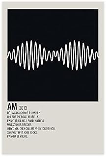 NDFC Arctic Monkey Morning Exercise Album Cover Canvas Poster Bedroom Decor Sports Landscape Office Room Decor Gift Frame-style 24x36inch(60x90cm)