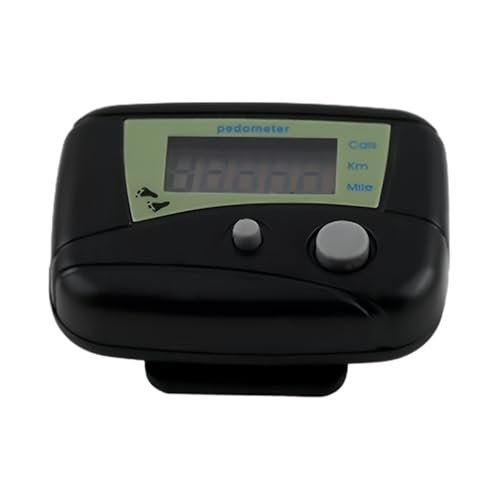Schrittzähler Für Gehen Schritte Und Kilometer - Digitales LCD Kompakt Bewegungsmonitor - Sport Aktivität Monitor Für Aufzeichnung Schwimmen Fitness | Indoor Aktivität