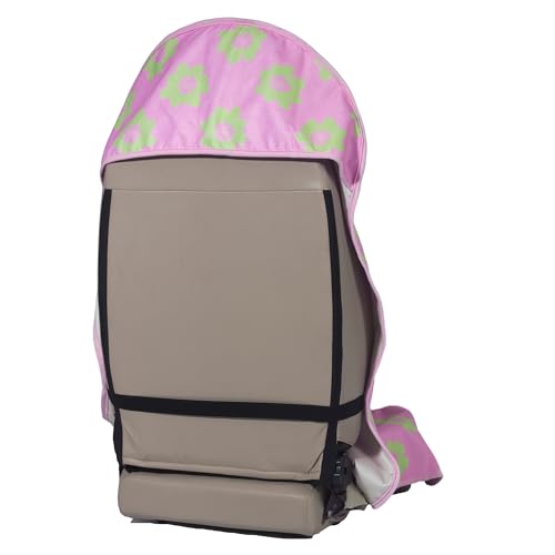 Image of Car Seat Cover Protector Front Seats,for Gym Workout,Running,Swimming,Beach and Hiking,Waterproof Sweat Towel Bucket Seat Covers for Cars SUV Trucks (Flower and Pink, 1Pcs)