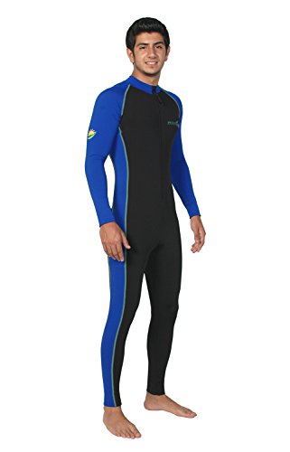 EcoStinger Sun Protective Stinger Swimsuit Dive Skin Chlorine Resistant UPF50+ Black Royal XS