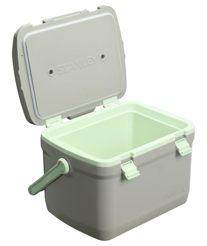 Image of Stanley Adventure Outdoor Cooler 16 qt | Heavy Duty Outdoor Camping Cooler with Easy Carry Top Handle | BPA-Free | Sage Grey