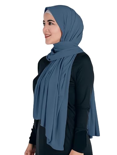 Lina & Lily Modal Jersey Stretch Hijab Lenço de cabeça para mulhe...