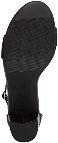 Steve Madden Girls Shoes Carrson Heeled Sandal, Black Smooth, 5 | Image 3