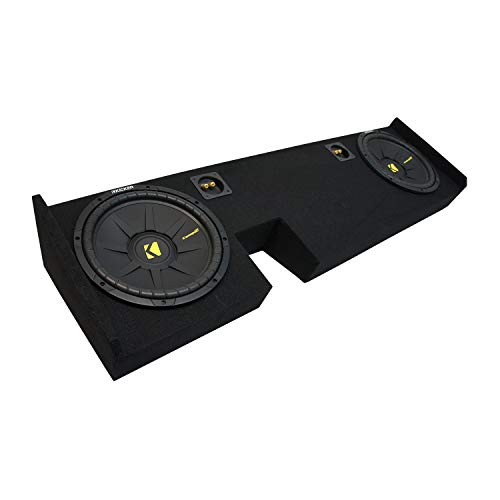 KICKER CWCS10 Compatible with Ford F-150 EXT Super Cab Truck 2009-2014 Bundled with Dual 10