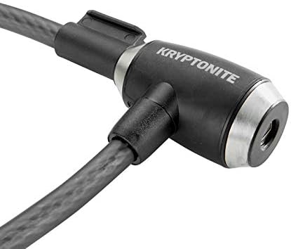 Kryptonite KryptoFlex Bike Lock Cable, 6FT Long 10mm Thick Heavy Duty Braided Steel Cable Anti-Theft Security Lock for Outdoor Equipment, Combination/Key Bike Lock